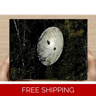 Le Studio Post Card Satellite Dish Full